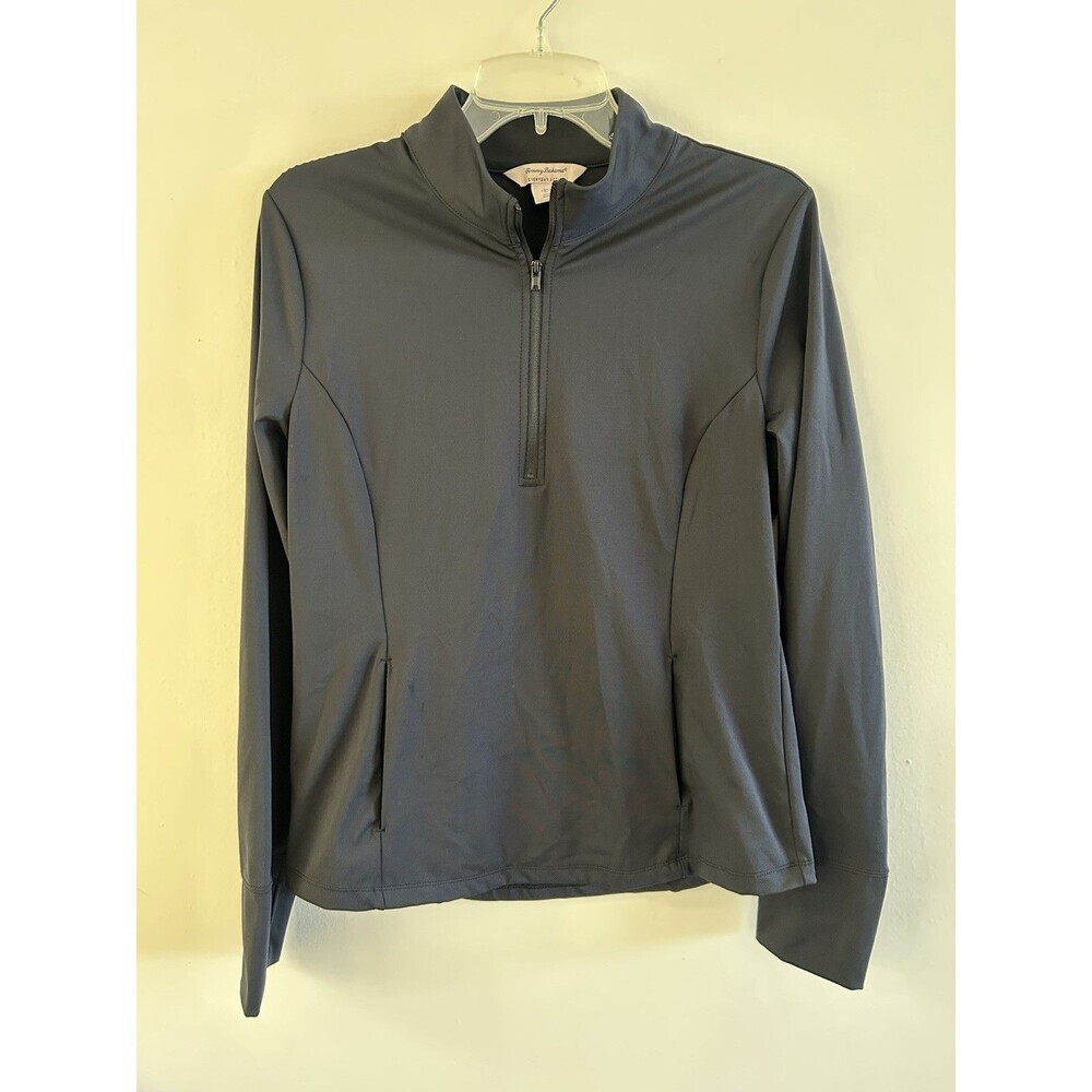 Tommy Bahama Everyday Active Jacket Full Zip Stretch women L Black